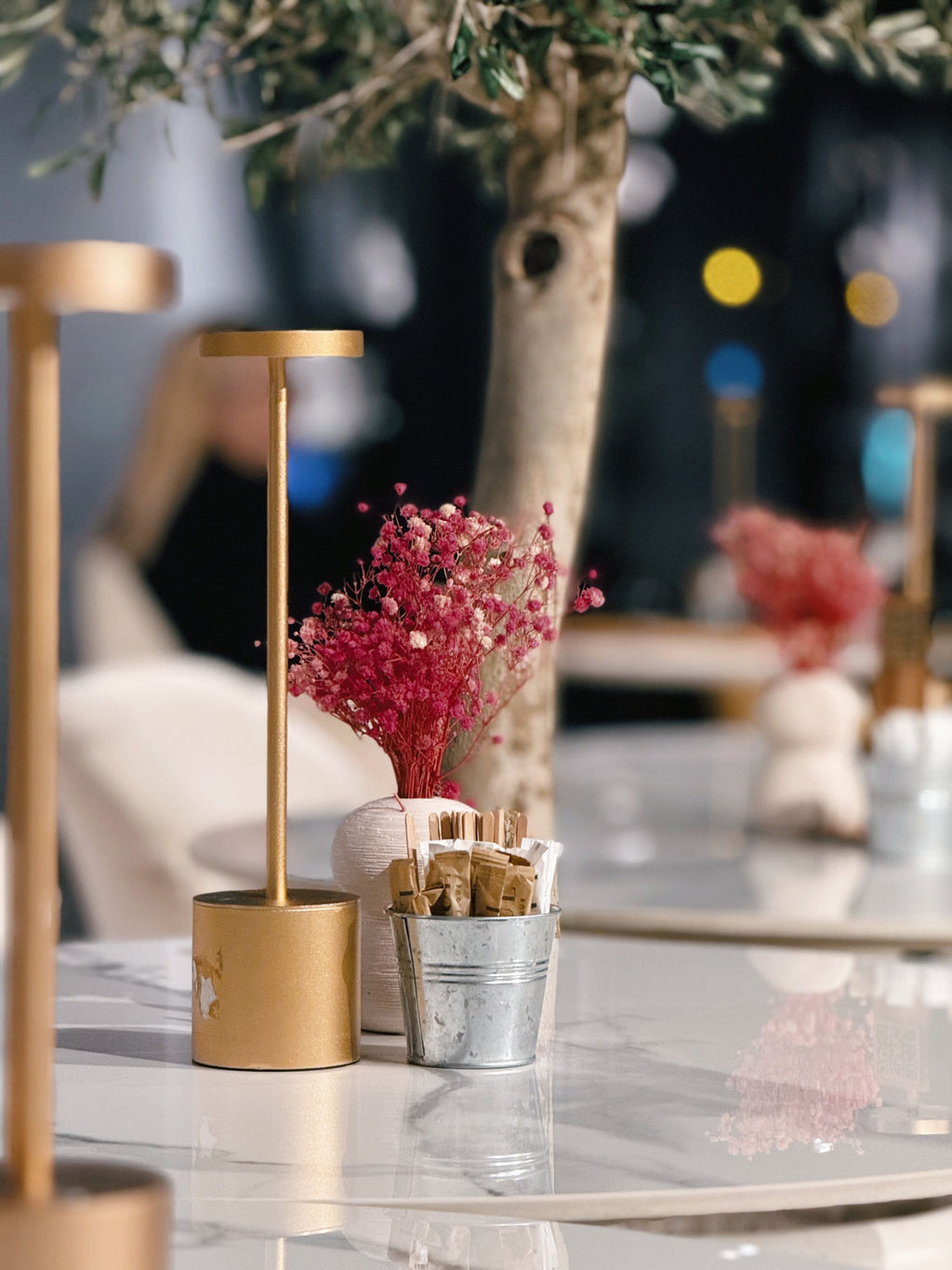 Wireless Table Lamp - Touch Lamp with 3 Light Modes